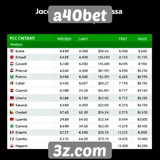 A40bet analisa tendências do mercado de apostas